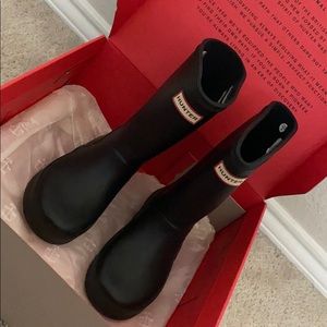Kids Black Hunter Boots
